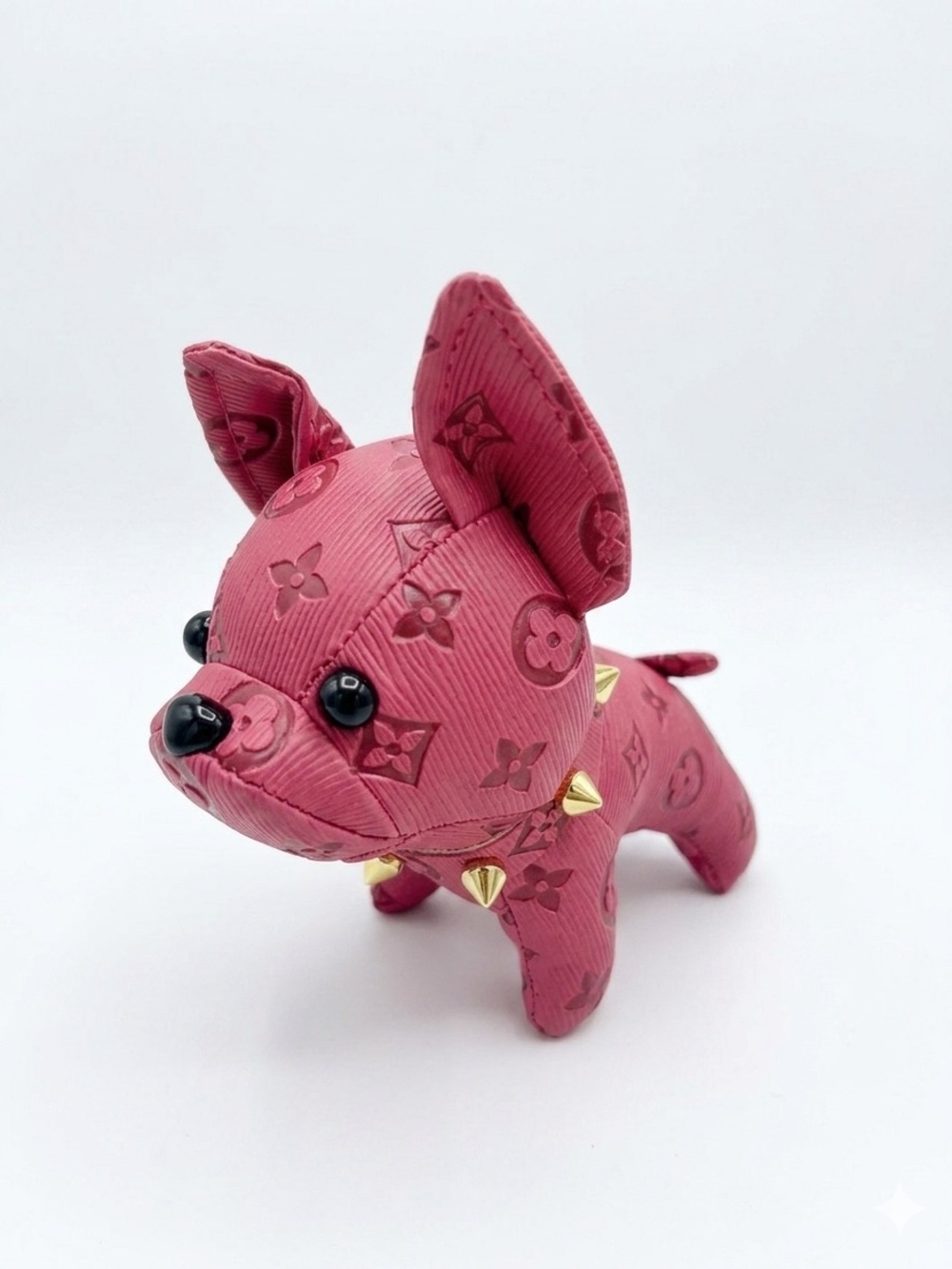 Bulldog Key & Card Holder Charm